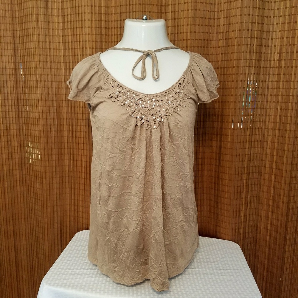 French Laundry M Taupe Like New